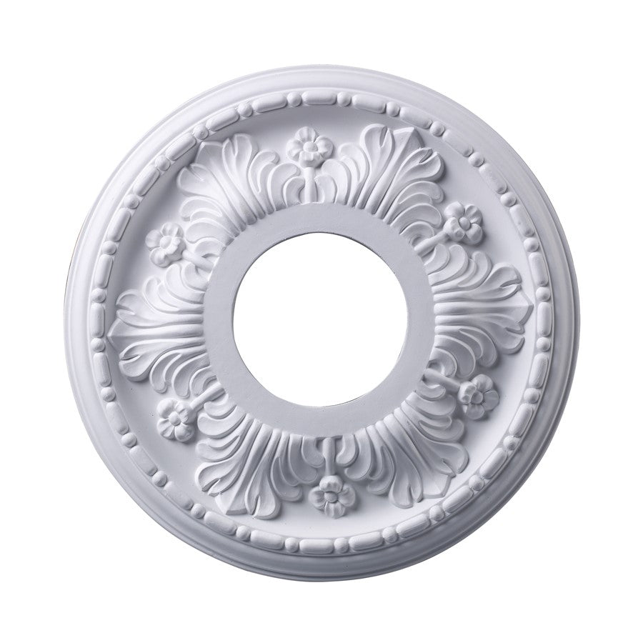 Atlas Lighting Acanthus 11'' Wide Medallion, White