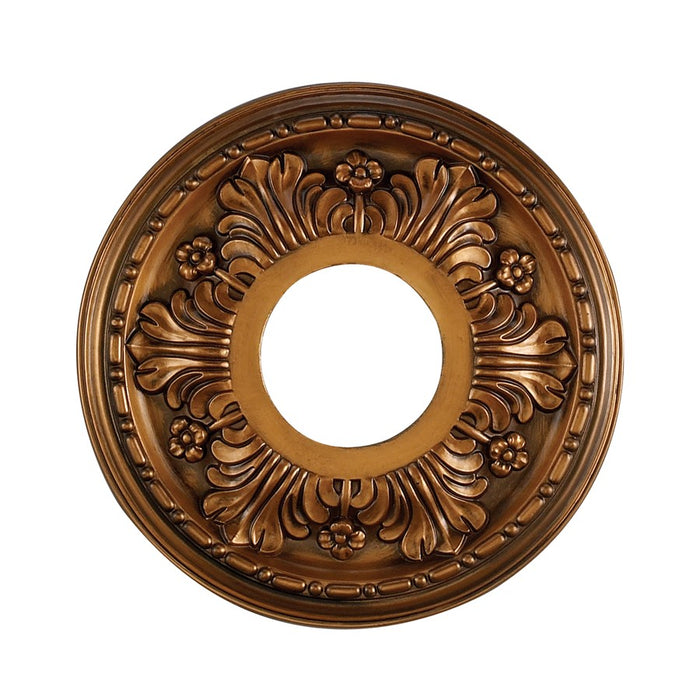 Atlas Lighting Acanthus 11'' Wide Medallion, Antique Bronze