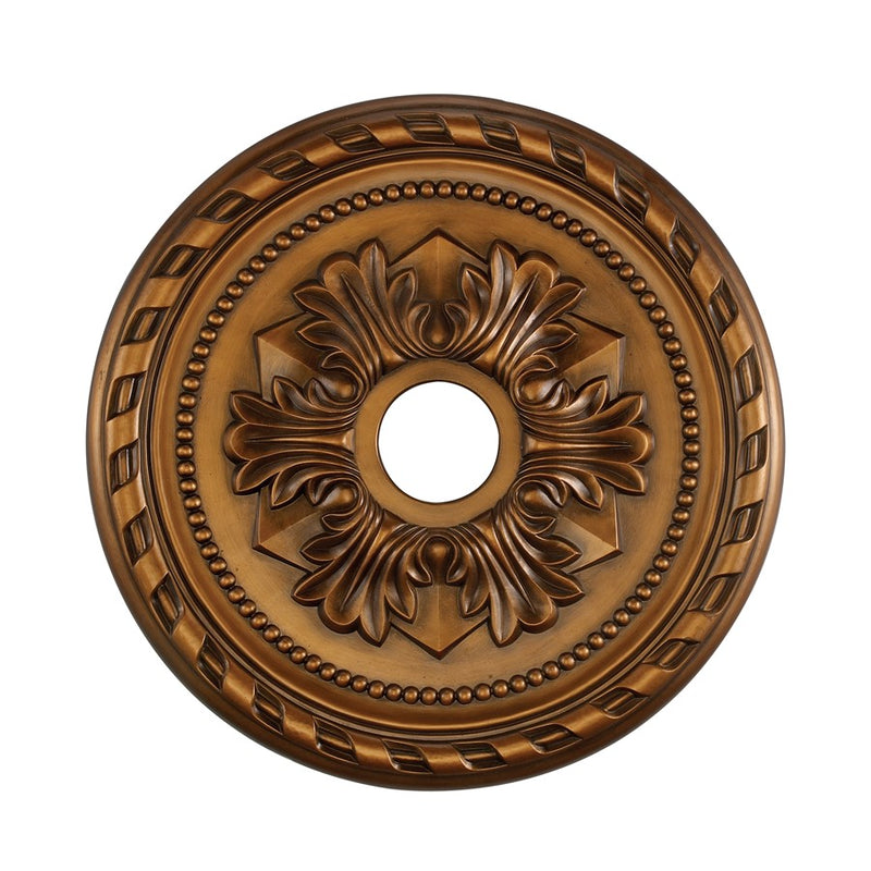 Atlas Lighting Corinthian 22'' Wide Medallion, Antique Bronze