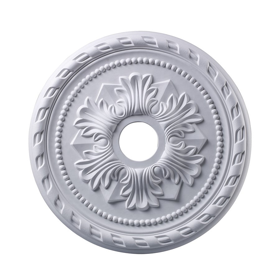 Atlas Lighting Corinthian 22'' Wide Medallion, White