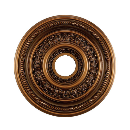 Atlas Lighting English Study 18'' Wide Medallion, Antique Brass