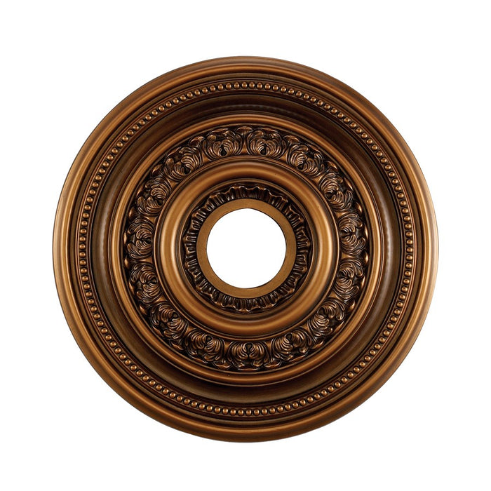 Atlas Lighting English Study 18'' Wide Medallion, Antique Brass
