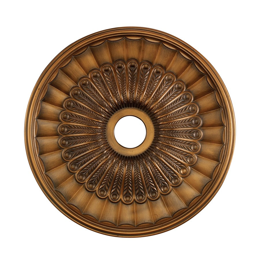 Atlas Lighting Hillspire 24'' Wide Medallion, Antique Bronze