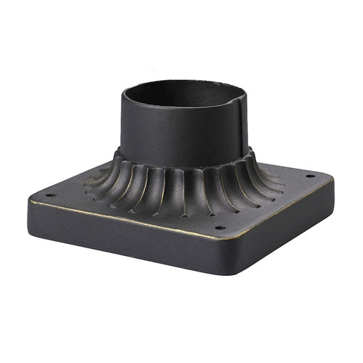 Atlas Lighting Outdoor Accessory Pier Mount, Weathered Charcoal