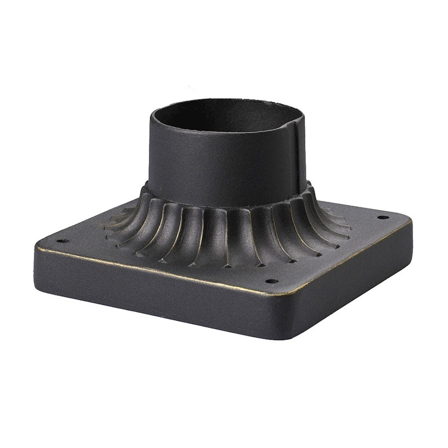 Atlas Lighting Outdoor Accessory Pier Mount, Weathered Charcoal