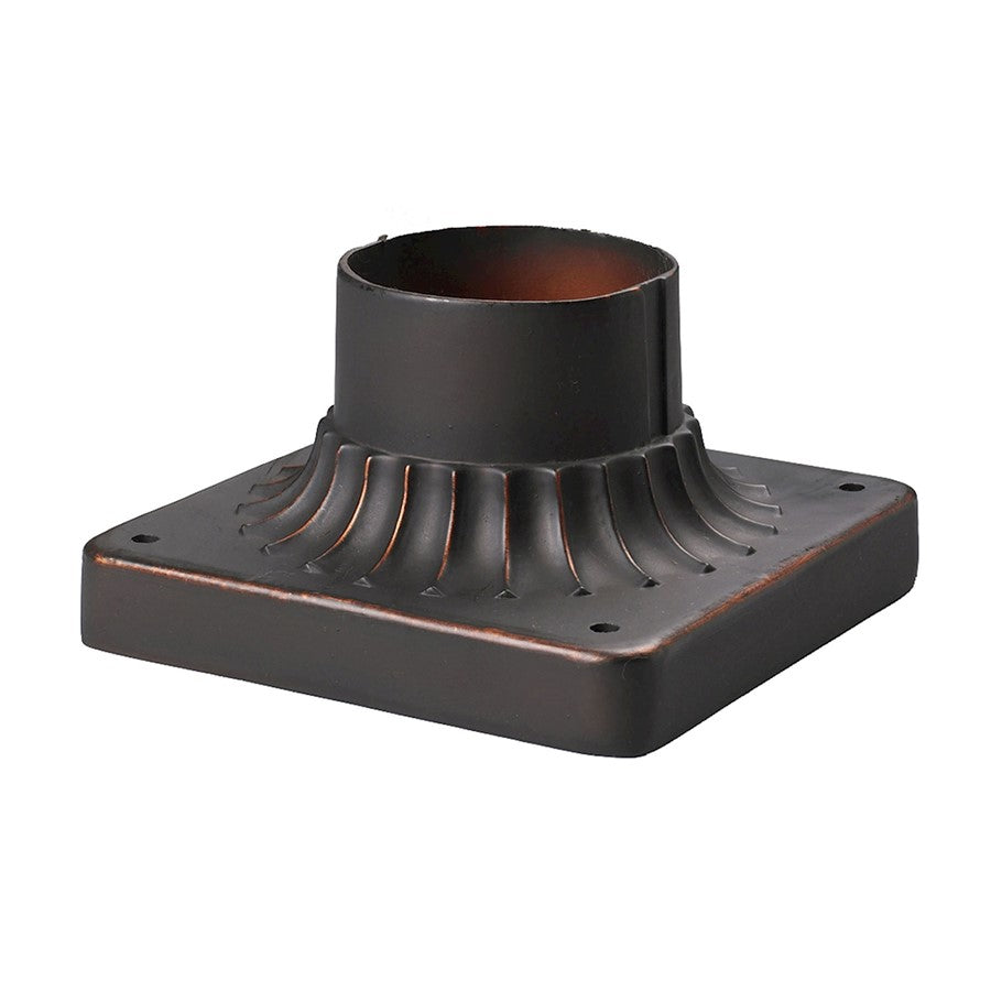 Atlas Lighting Outdoor Accessory Pier Mount, Clay Bronze