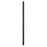 Atlas Lighting Outdoor Accessory Pole, Weathered Charcoal
