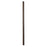 Atlas Lighting Outdoor Accessory Pole, Hazelnut Bronze