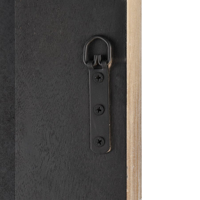 Atlas Lighting Alfred 56in Tall Rectangular Wall Mirror | Weathered Brown Wood Composite | Entryway & Bedroom Accent | Model MI11003-01