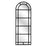 Atlas Lighting Arched Pier Mirror, Black