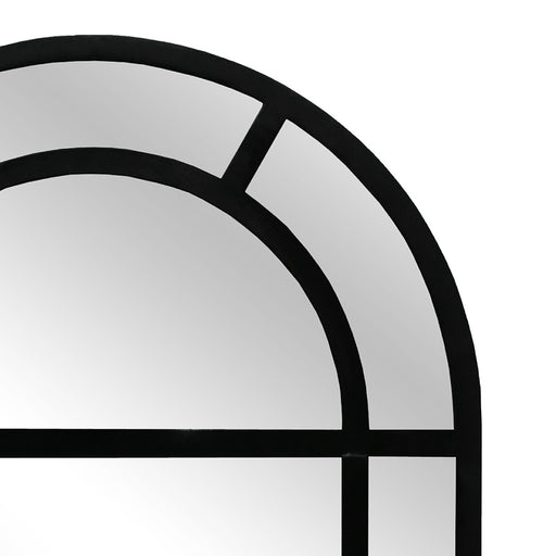 Atlas Lighting Arched Pier Mirror, Black