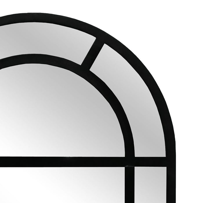 Atlas Lighting Arched Pier Mirror, Black