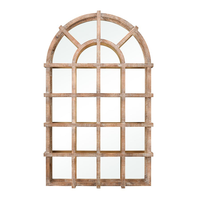 Atlas Lighting Atherton Wall Mirror, Weathered Brown