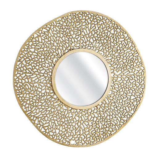 Atlas Lighting Azoni Wall Mirror, Soft Gold
