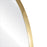 Atlas Lighting Beni Mirror Small, Brass
