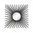 Atlas Lighting Burst Mirror, Black