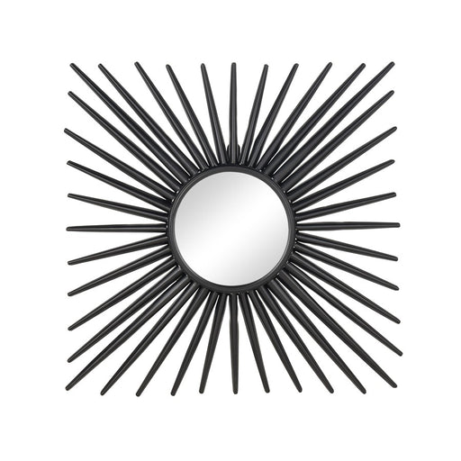 Atlas Lighting Burst Mirror, Black