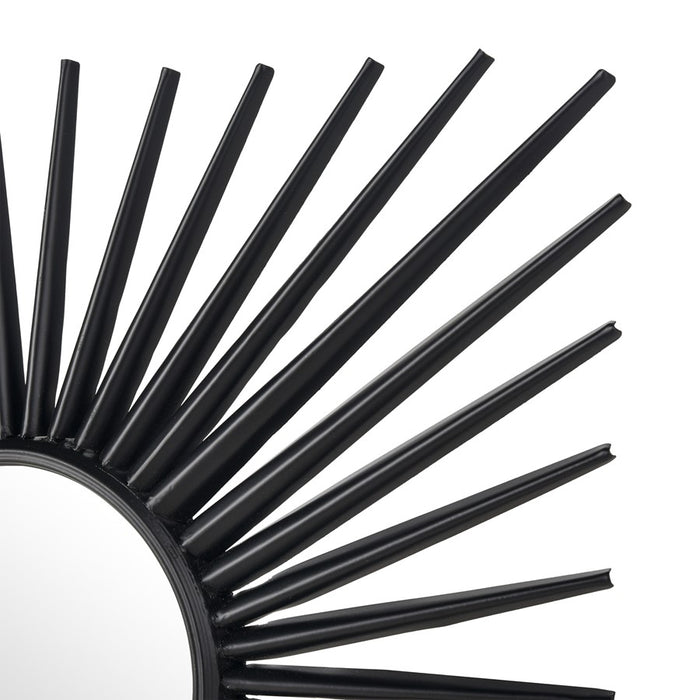Atlas Lighting Burst Mirror, Black