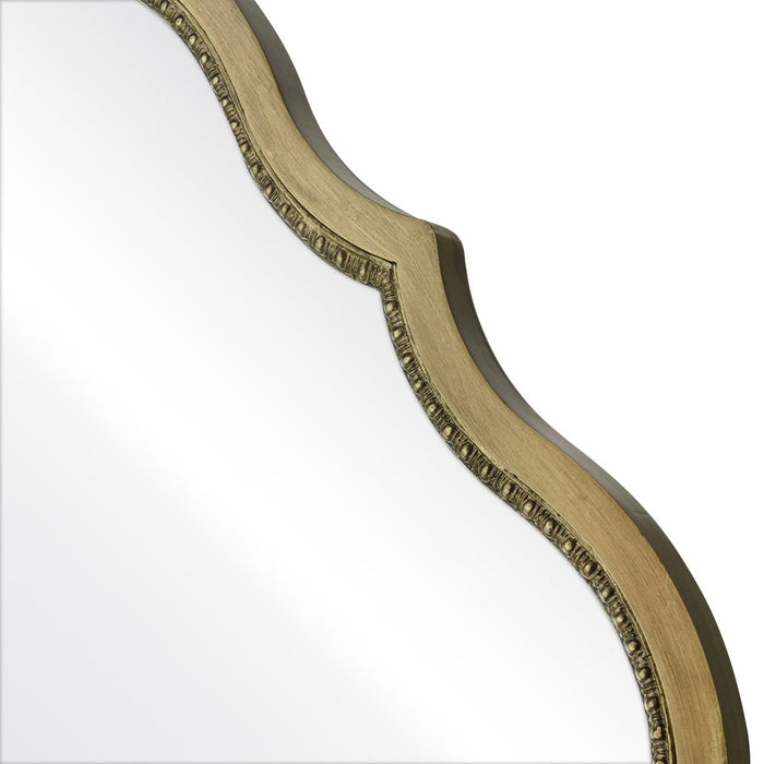 Atlas Lighting Calgary Mirror, Brass