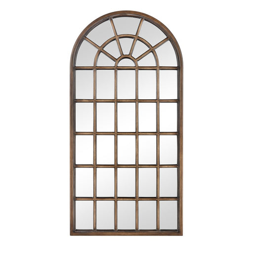 Atlas Lighting Cathedral Floor Mirror, Antique Brown