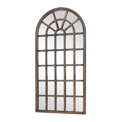 Atlas Lighting Cathedral Floor Mirror, Antique Brown