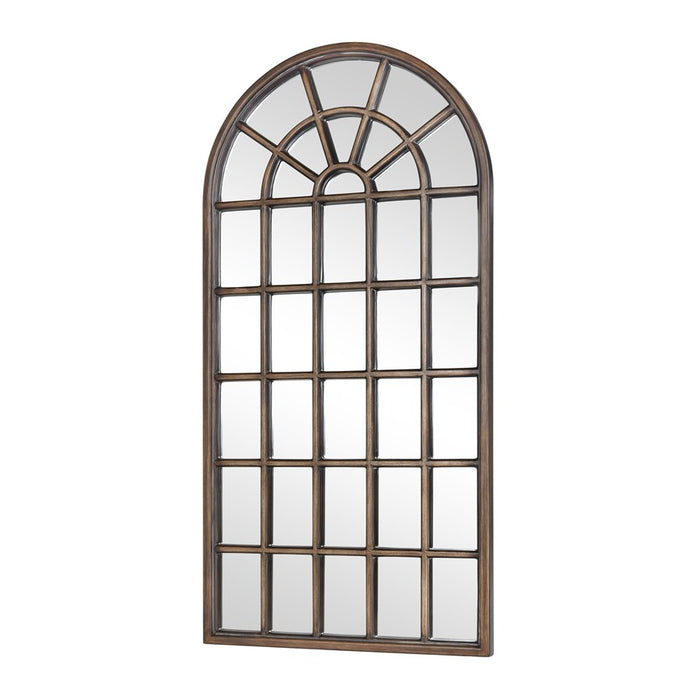 Atlas Lighting Cathedral Floor Mirror, Antique Brown