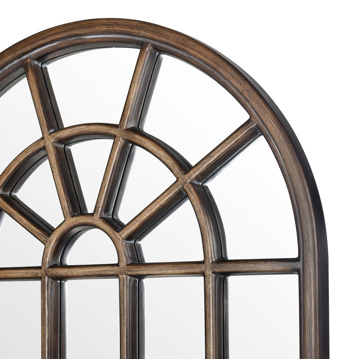 Atlas Lighting Cathedral Floor Mirror, Antique Brown