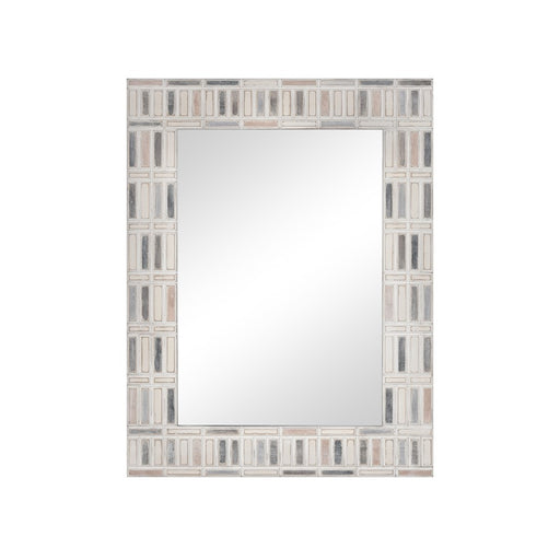 Atlas Lighting Derse Wall Mirror, Ivory