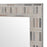 Atlas Lighting Derse Wall Mirror, Ivory