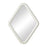 Atlas Lighting Diamond Wall Mirror, Whitewash
