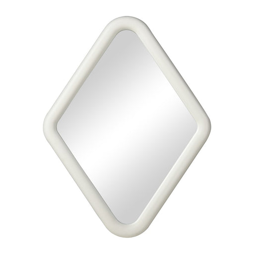 Atlas Lighting Diamond Wall Mirror, Whitewash