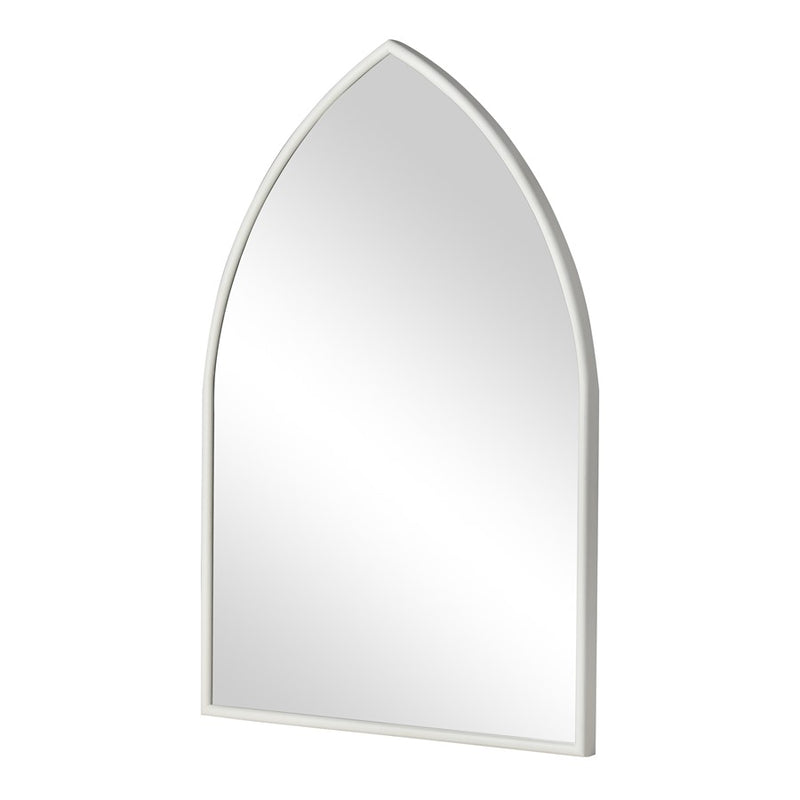 Atlas Lighting Elliott 31.5in Wall Mirror | White Wood Composite Frame | Entryway & Bedroom Accent | 31.5 x 1.5 x 47.25 in | Model MI11035-01