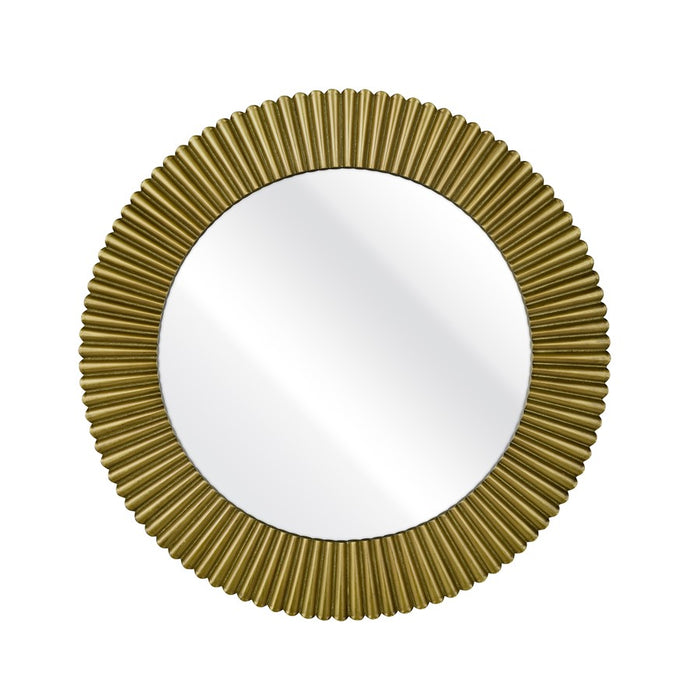 Atlas Lighting Ellipse Mirror, Antique Brass