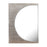 Atlas Lighting Flute Wall Mirror, Polished Nickel