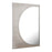 Atlas Lighting Flute Wall Mirror, Polished Nickel