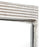 Atlas Lighting Flute Wall Mirror, Polished Nickel
