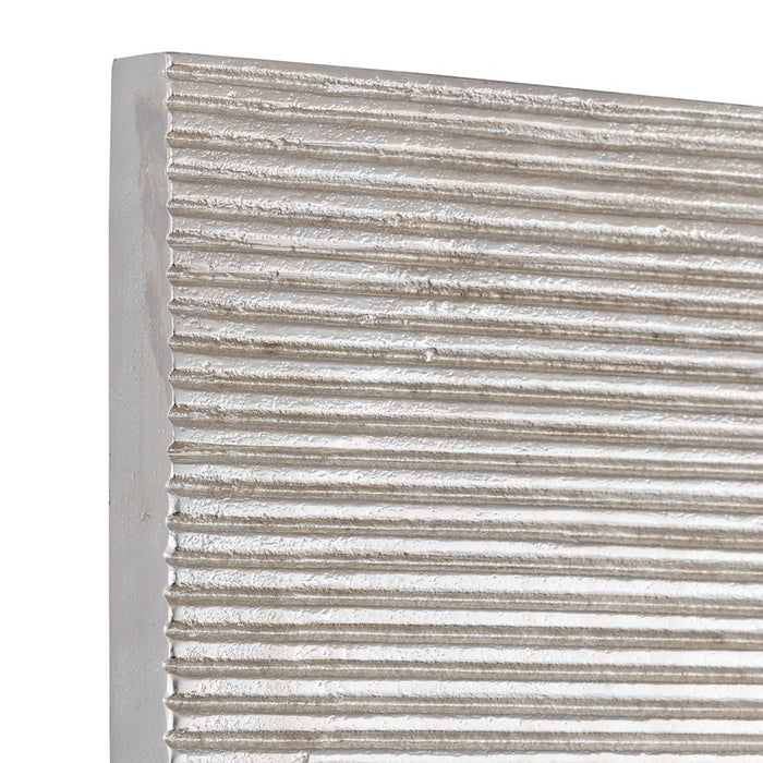 Atlas Lighting Flute Wall Mirror, Polished Nickel