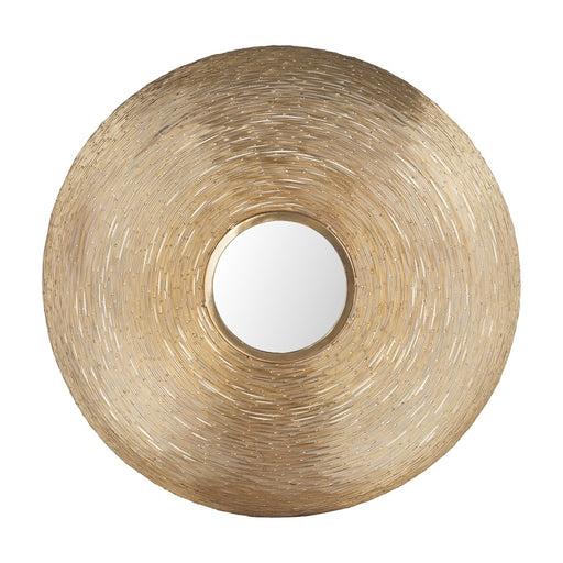 Atlas Lighting Goldgrass Wall Mirror, Brass