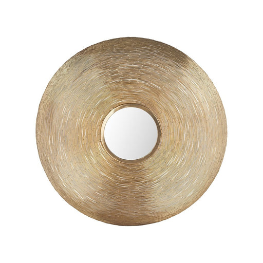 Atlas Lighting Goldgrass Wall Mirror, Brass