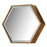 Atlas Lighting Hexagonal Wall Mirror, Set of 5, Gold