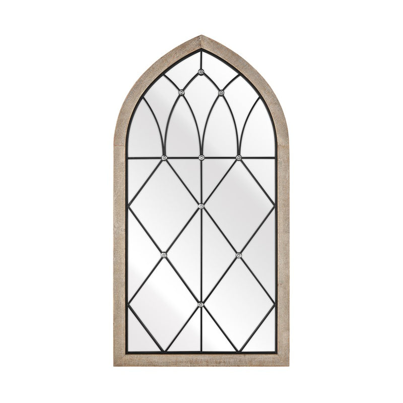 Atlas Lighting Irya Wall Mirror, Weathered Brown