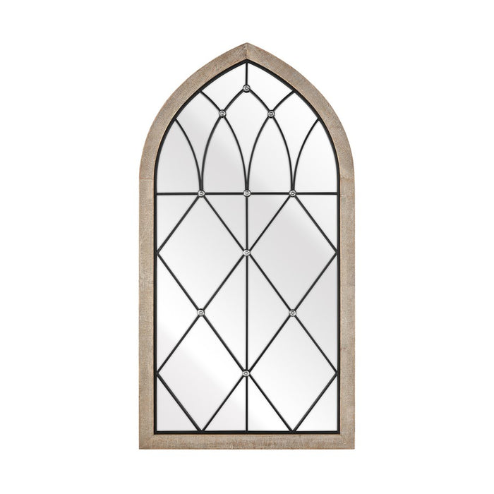 Atlas Lighting Irya Wall Mirror, Weathered Brown