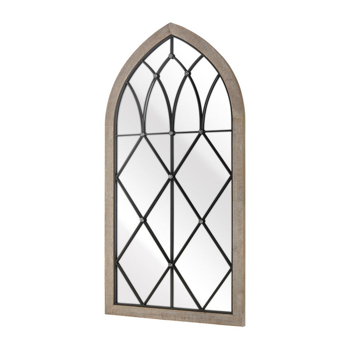 Atlas Lighting Irya Wall Mirror, Weathered Brown