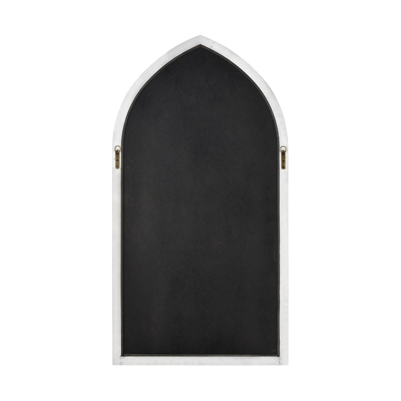 Atlas Lighting Irya 26in Vertical Wall Mirror | Traditional Weathered Brown Wood Composite | Entryway & Hallway Accent | Model MI11047-01