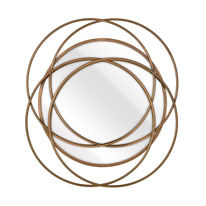 Atlas Lighting Jeno Wall Mirror, Brass