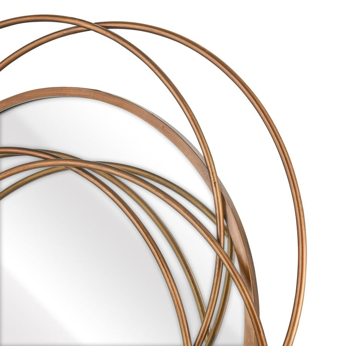 Atlas Lighting Jeno Wall Mirror, Brass