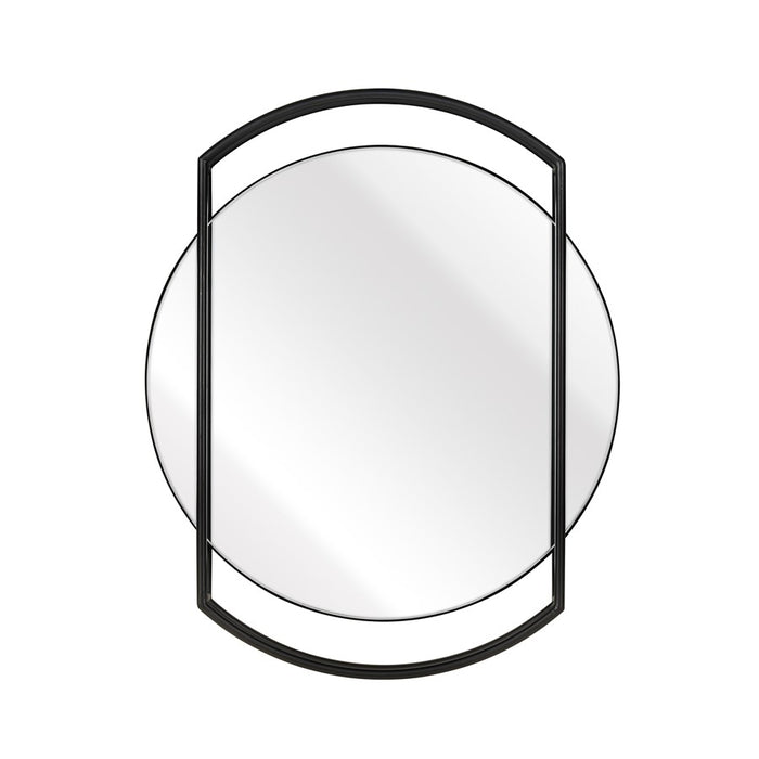 Atlas Lighting Jiri Wall Mirror, Black