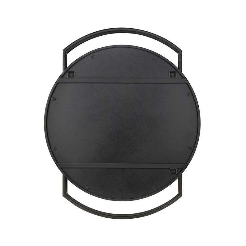 Atlas Lighting Jiri Wall Mirror, Black