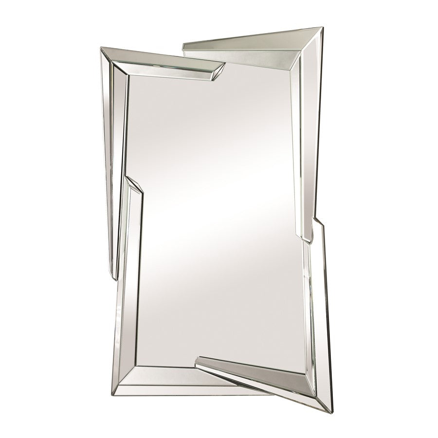 Atlas Lighting Juxtaposed Angles Wall Mirror, Mirror
