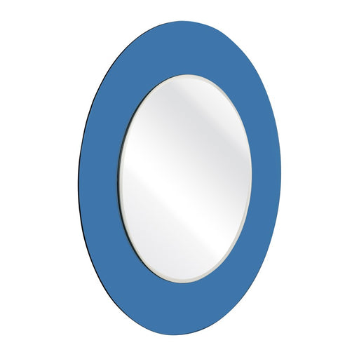 Atlas Lighting Lapis Mirror, Blue